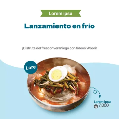 Fideos fríos de verano