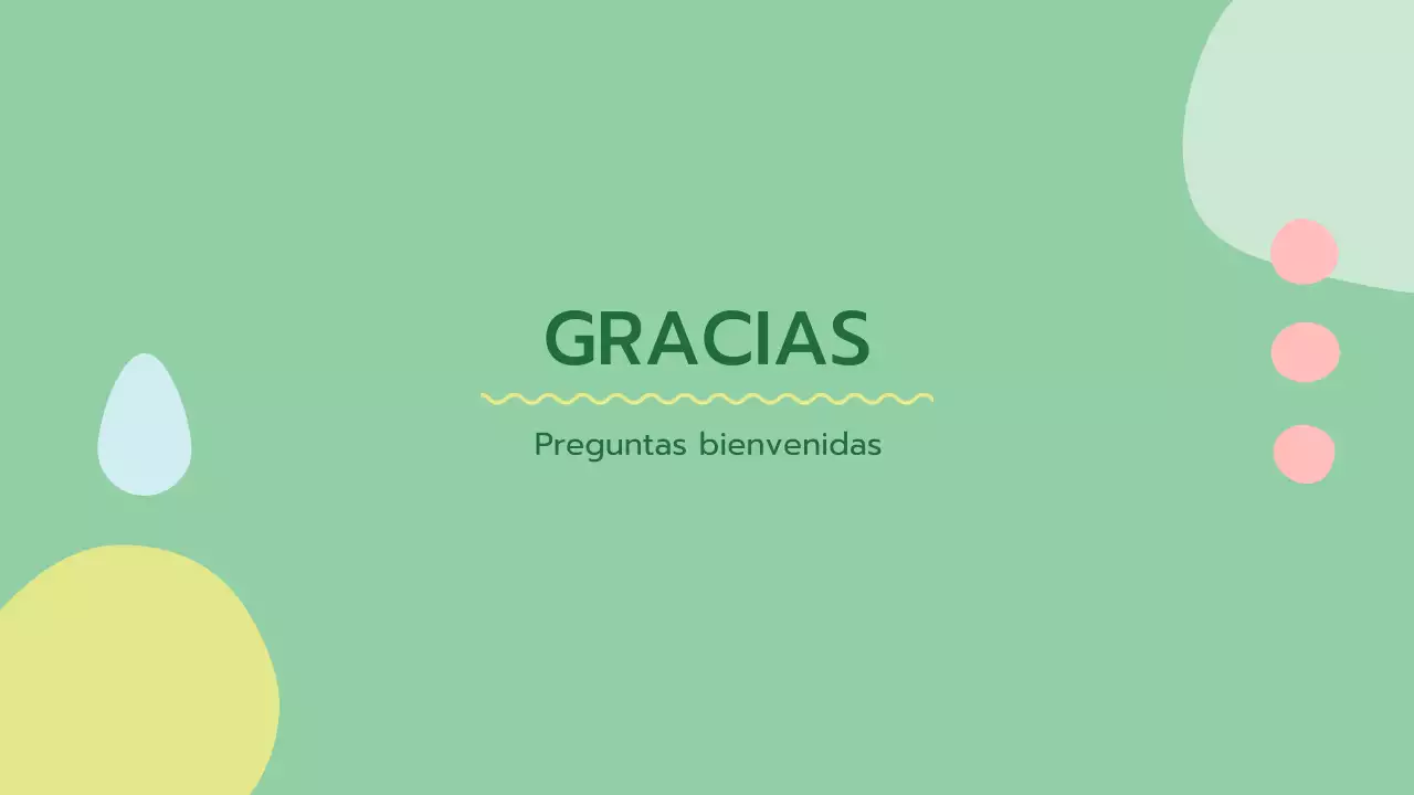 Un verde fresco, presentación psicológica redondeada