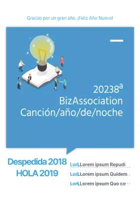 Cartel del retiro de la Asociación