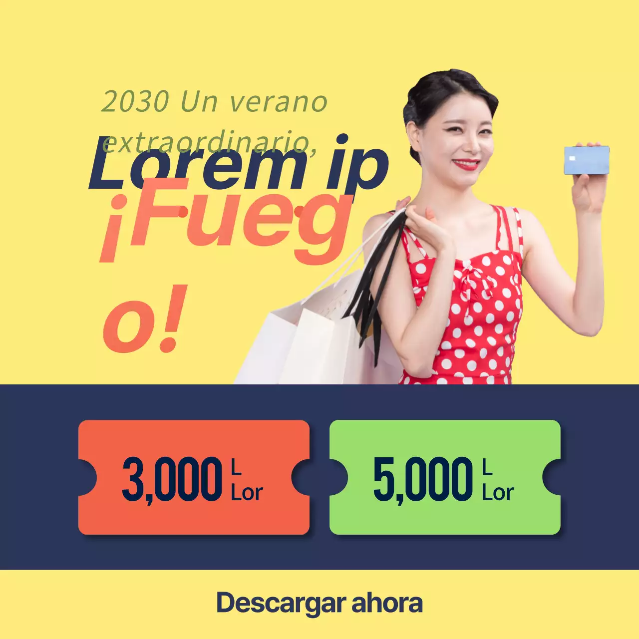 Cupones de descuento de verano