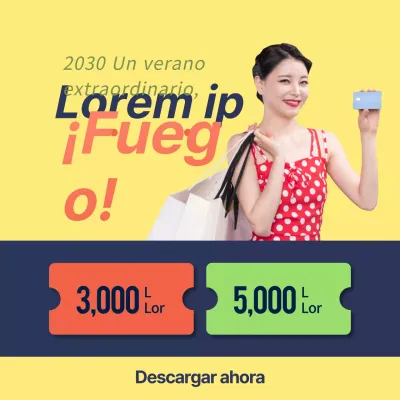 Cupones de descuento de verano