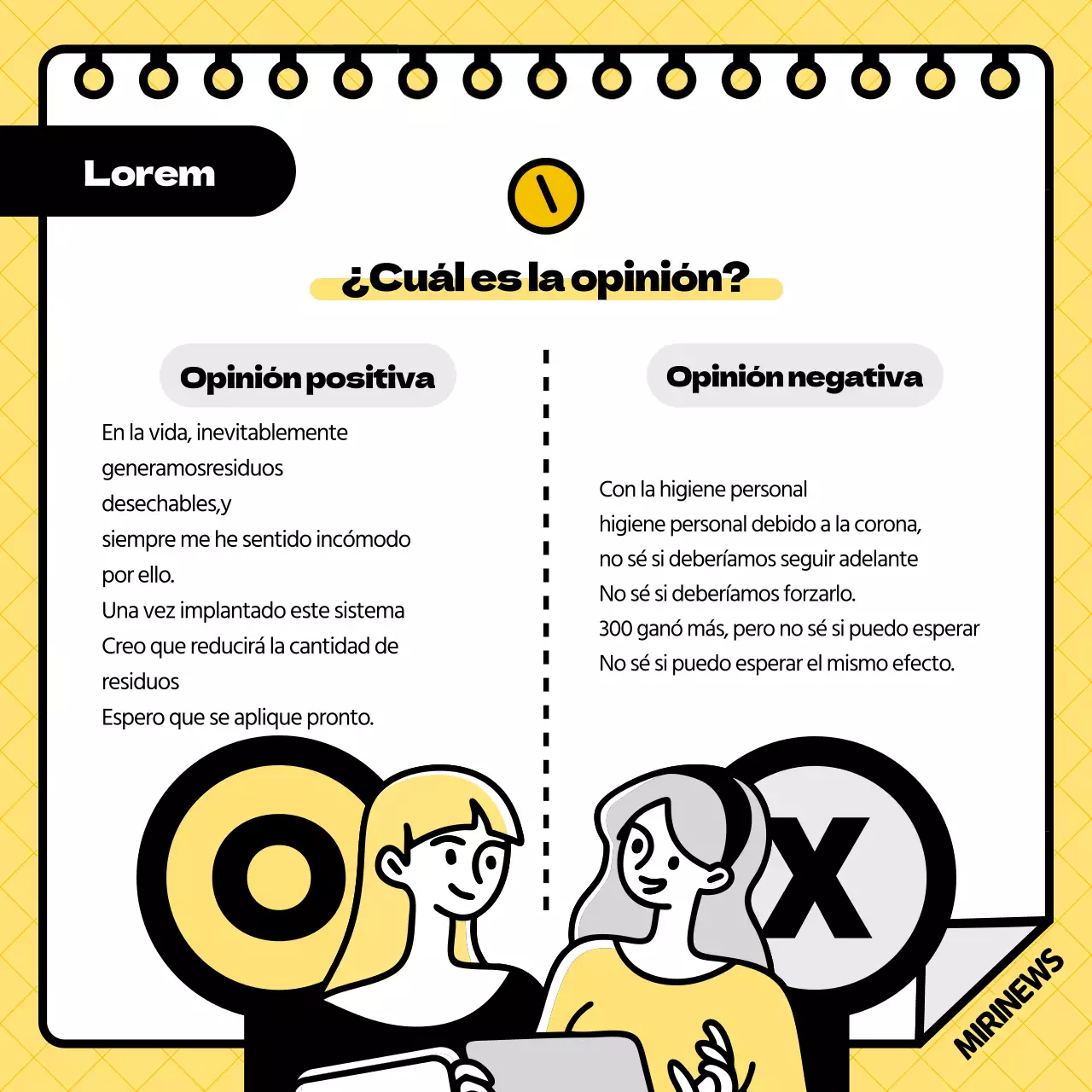 Ilustración en amarillo y negro concepto de sistema de depósito de vasos desechables