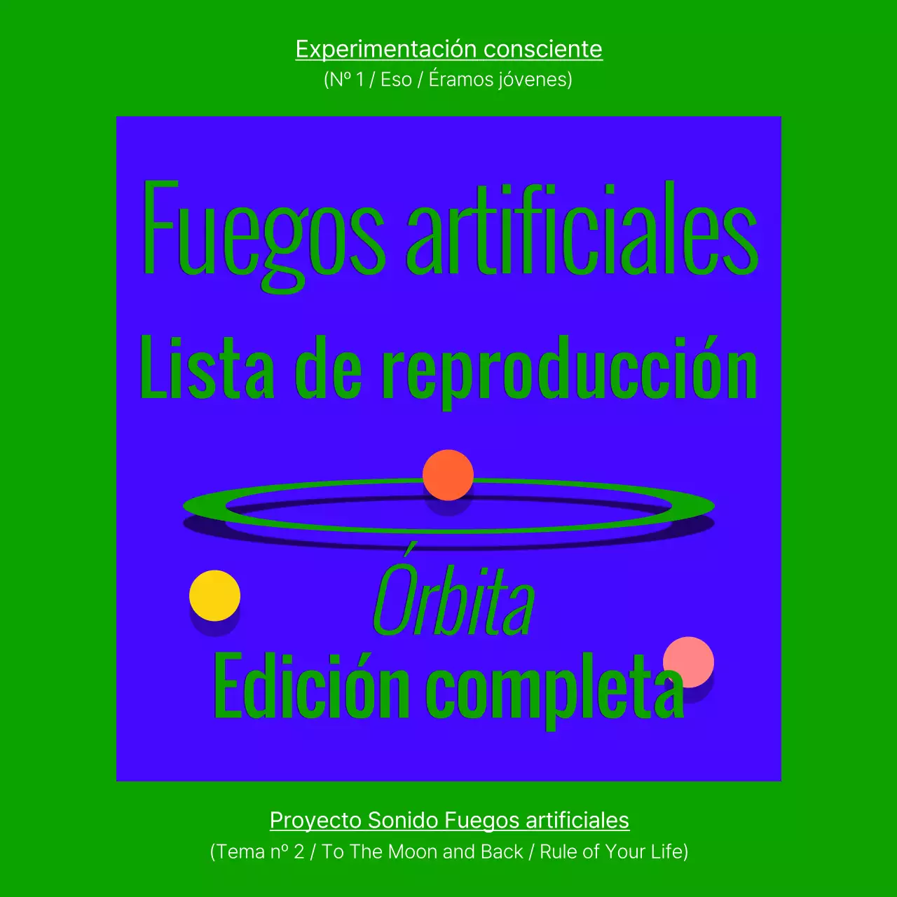 Portada del álbum Playlist verde y azul