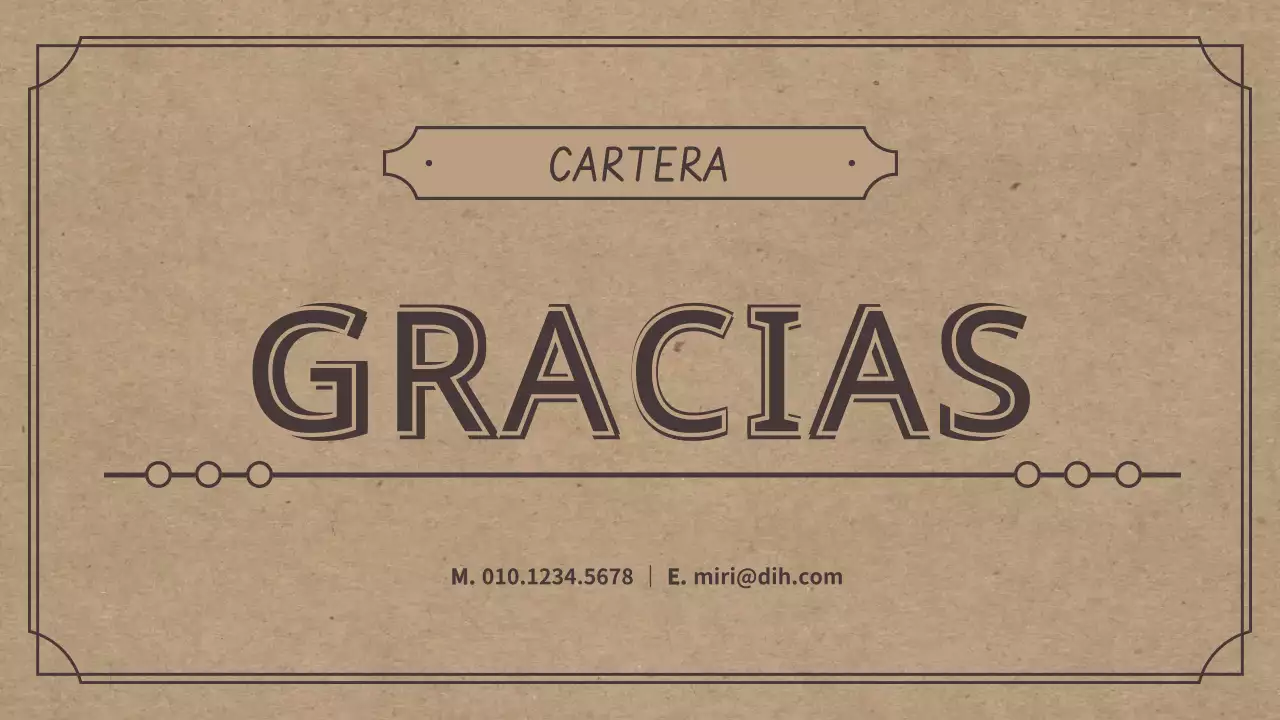 Tema de cartera con un concepto retro