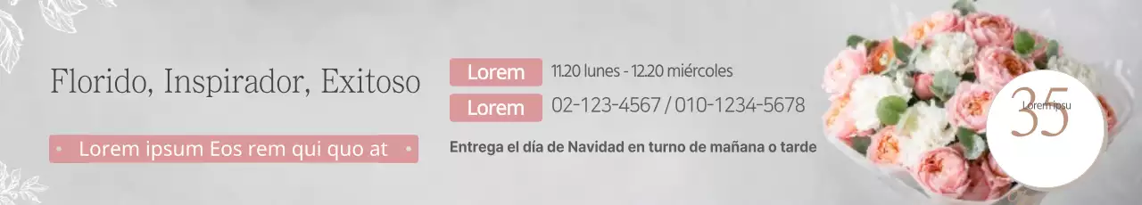 Florido, Inspirador, Exitoso