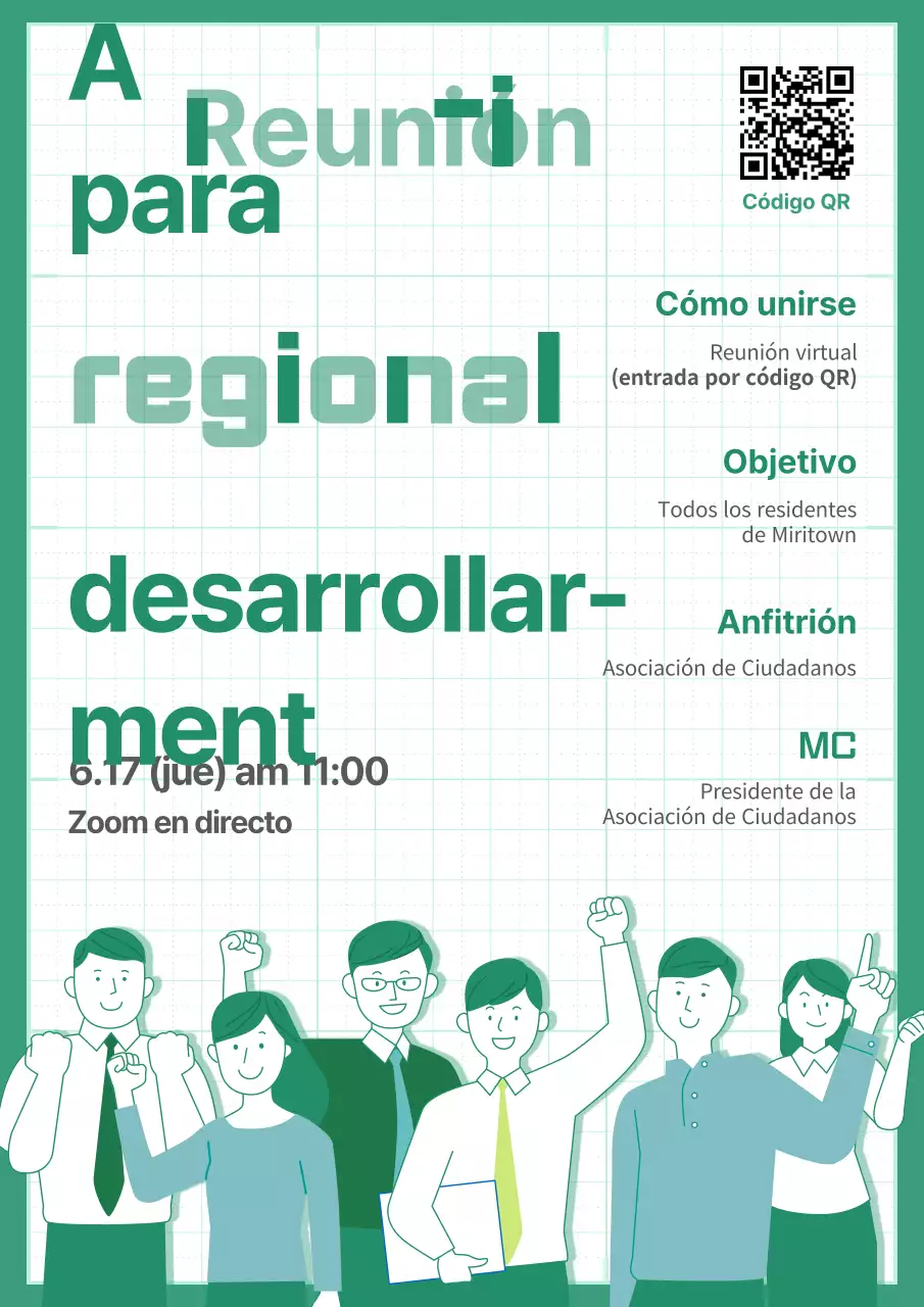 Reuniones en línea con un concepto de red ecológica