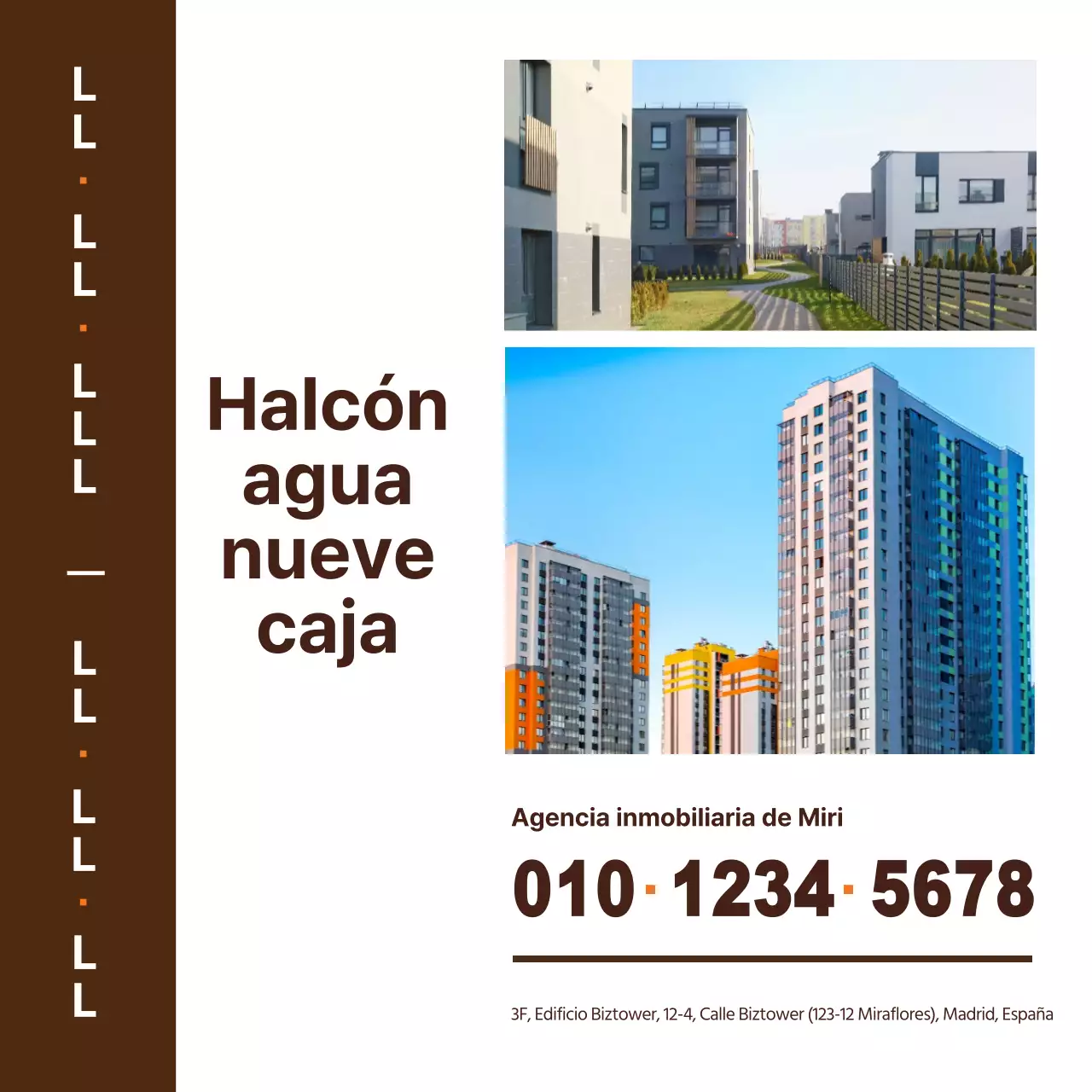 Marrón propiedad en venta