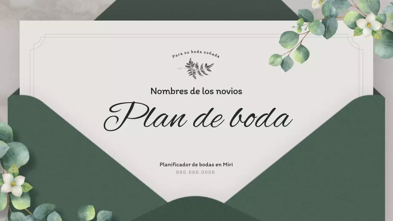 Organización de bodas con un concepto de invitación ecológico