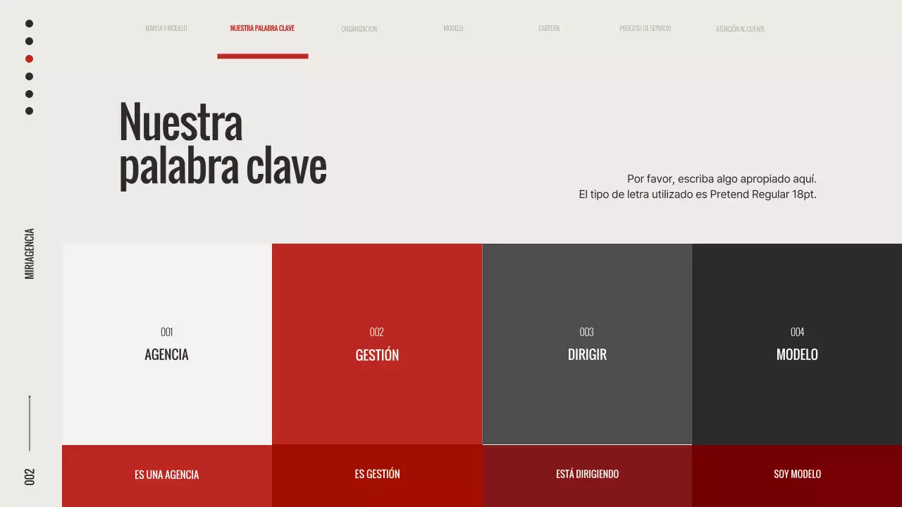 Slip de marca de tendencia en rojo y blanco