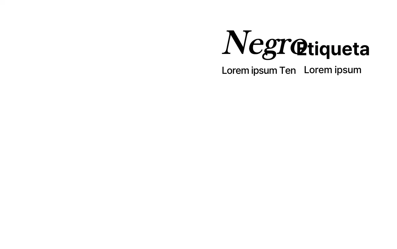 Sencillo diseño de regalo VIP con logotipo de la marca en blanco y negro