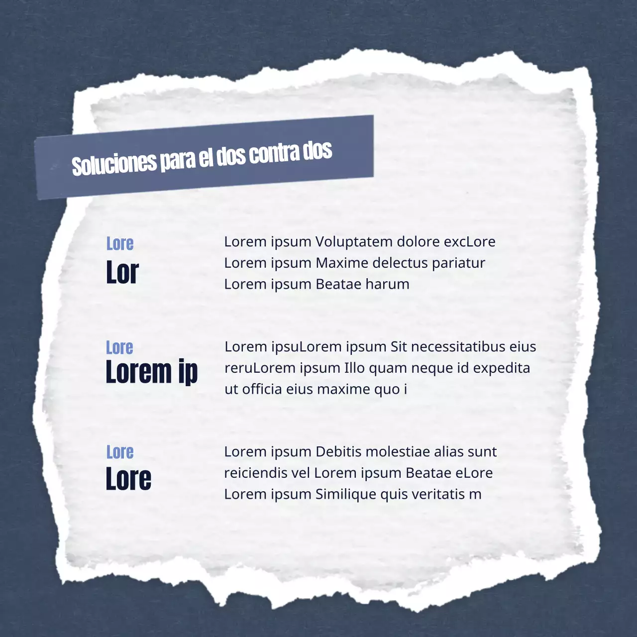 Promover un centro de asesoramiento minimalista, azul marino y gris, de dos en dos