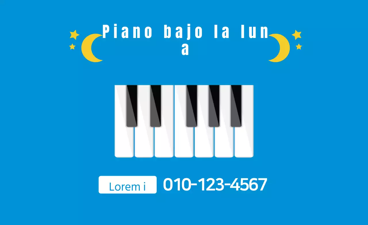 Piano a la luz de la luna