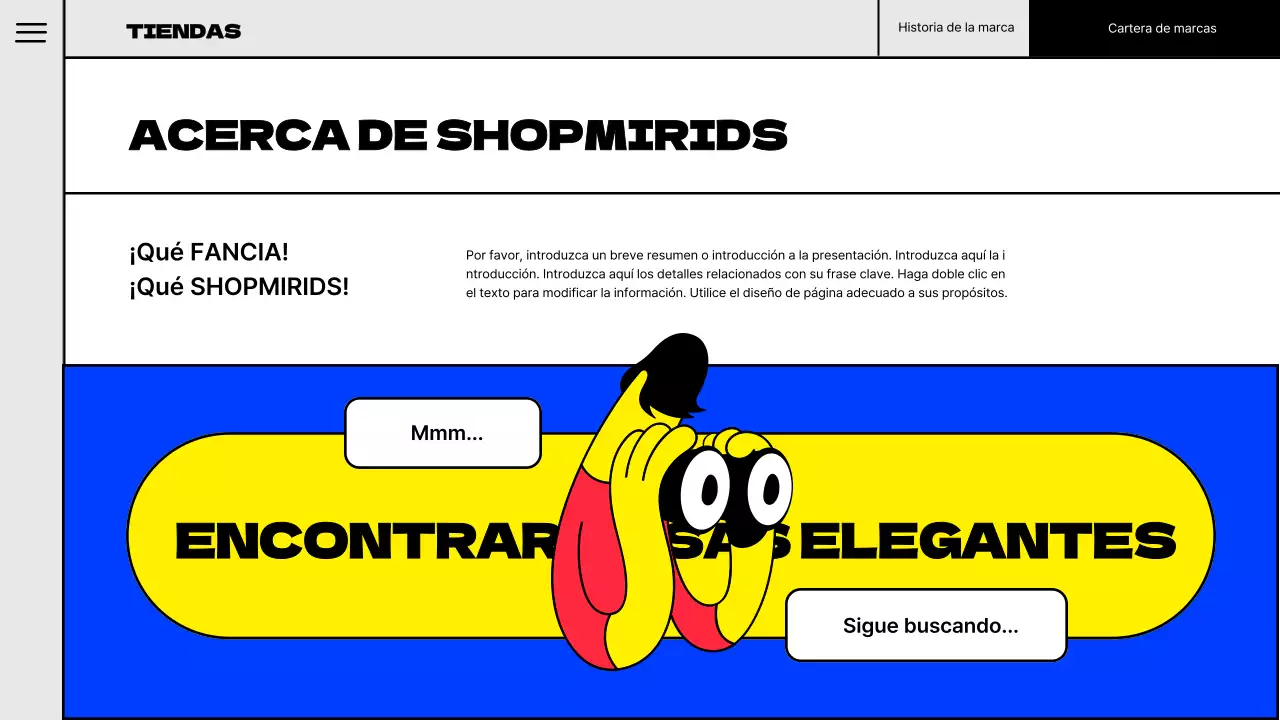 Ilustración pop concepto cartera de marca en colores fluorescentes