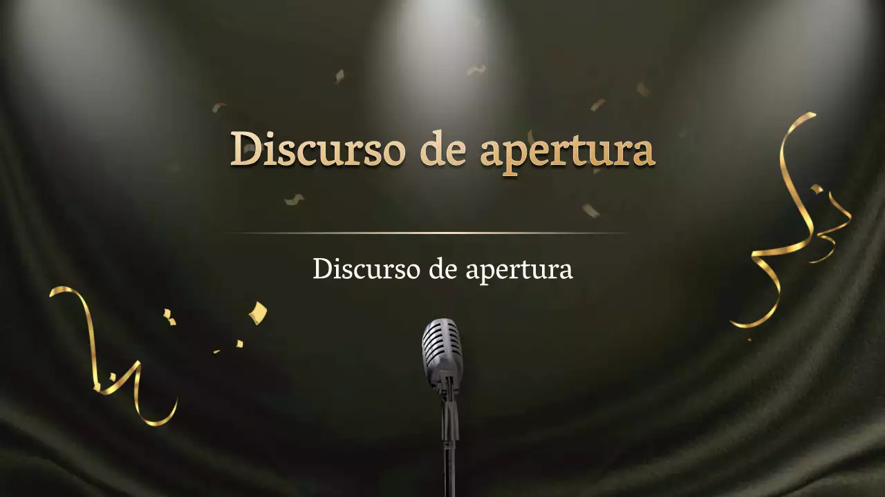 Una velada conceptual de entrega de premios en oro y negro