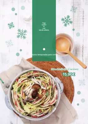 Anuncio del menú Milhojas Nabe