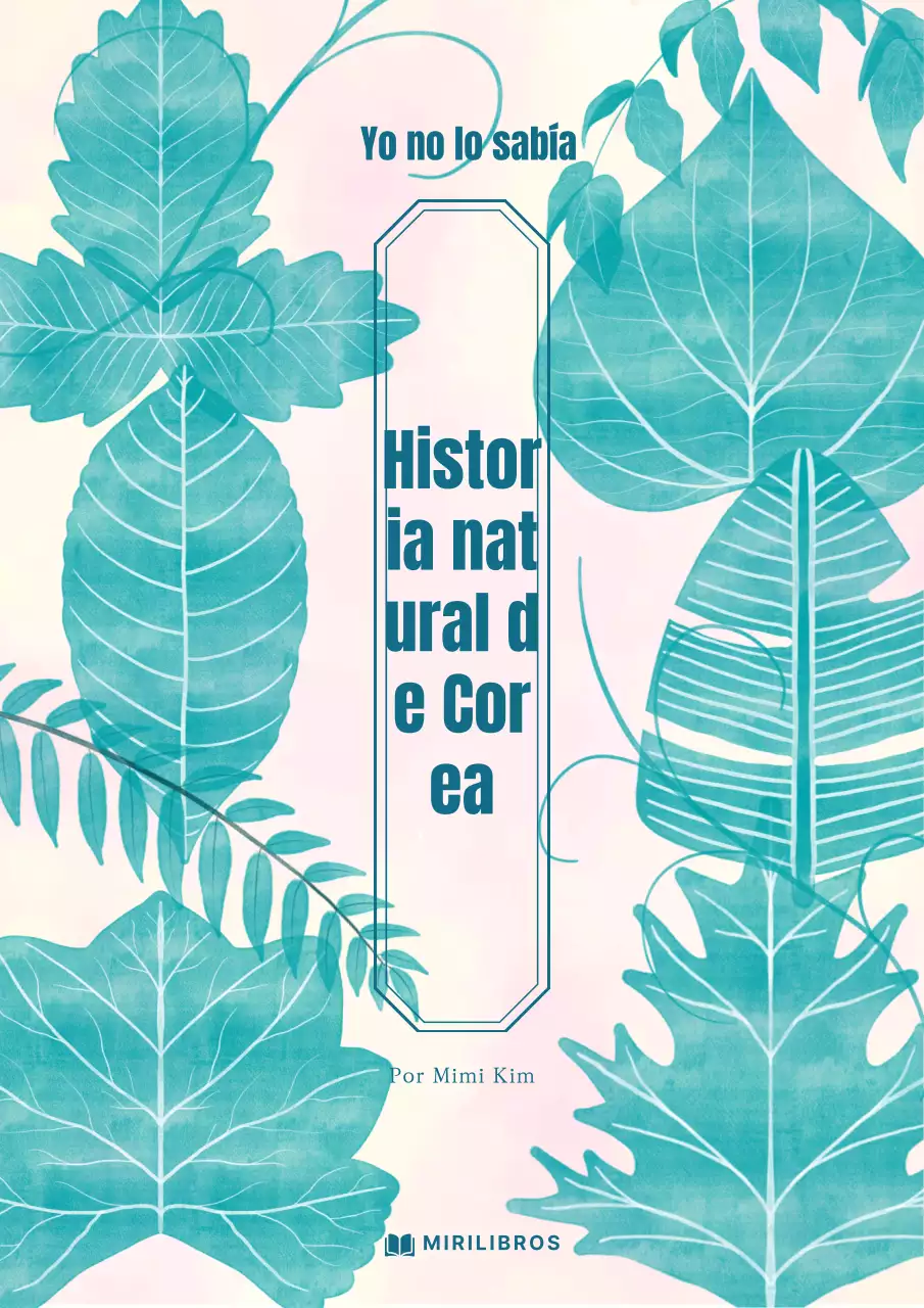 Ilustraciones botánicas en azul Historia natural de Corea