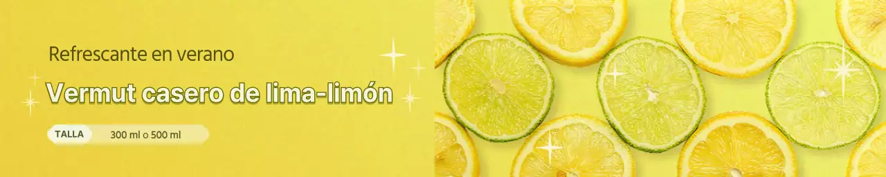 Promover un concepto amarillo y refrescante de zumo de fruta casero