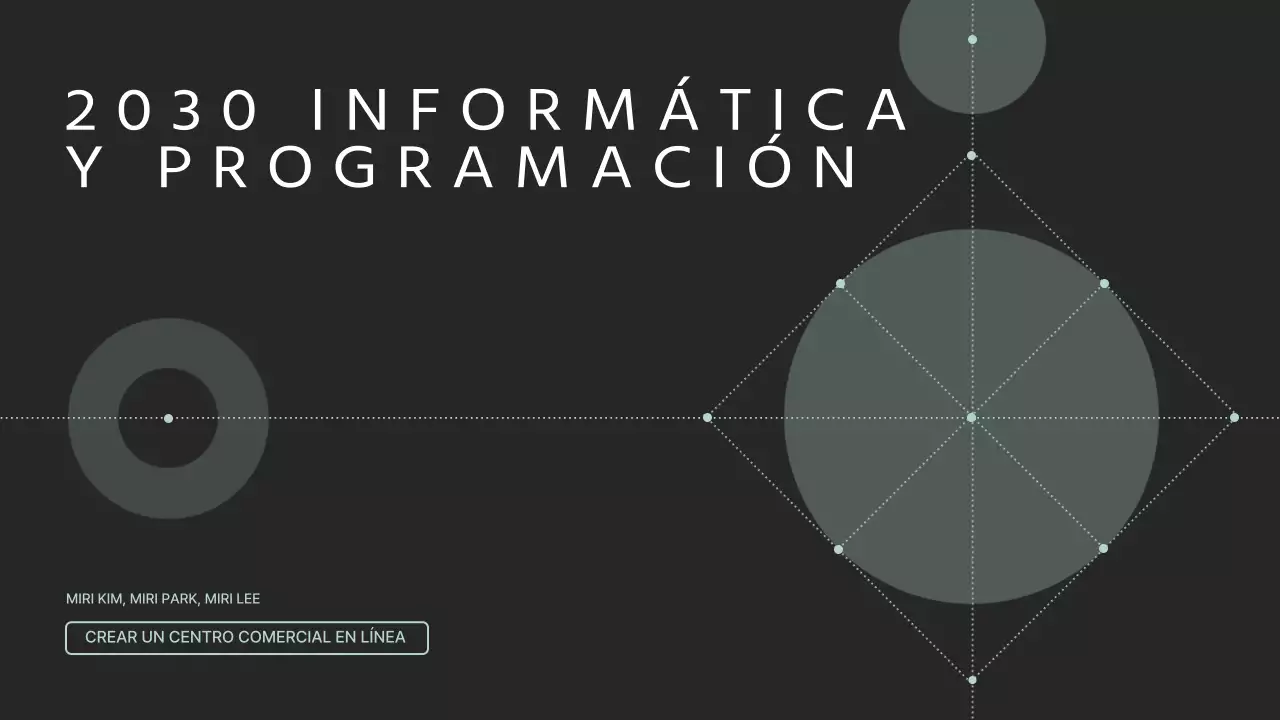 Presente una visión limpia del proyecto con gráficos en negro y menta