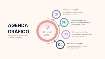 Agenda en azul marino y beige