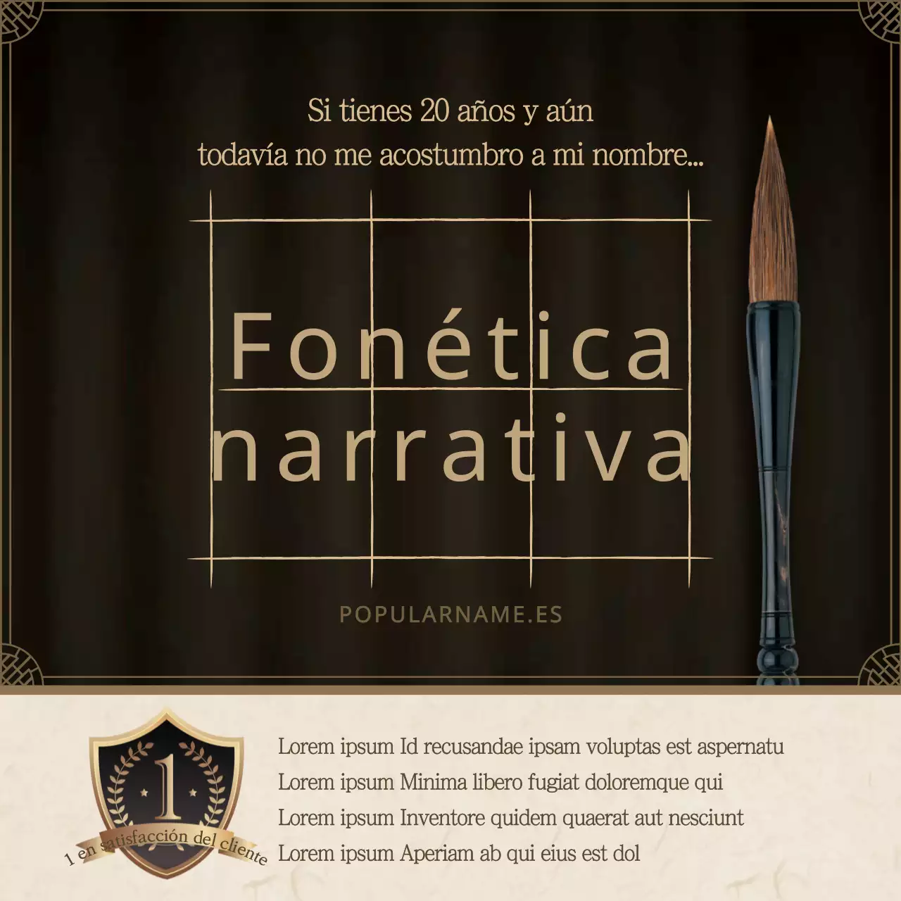 Una historia de statementology profesional negro y marrón