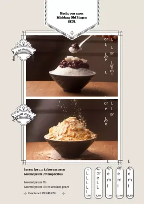 Menú Chic Simple Massage Parlour