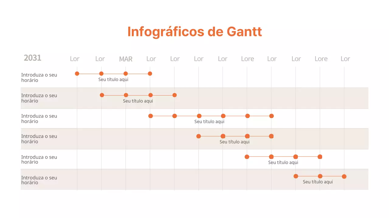 Uma infografia simples sobre a calendarização laranja e castanha