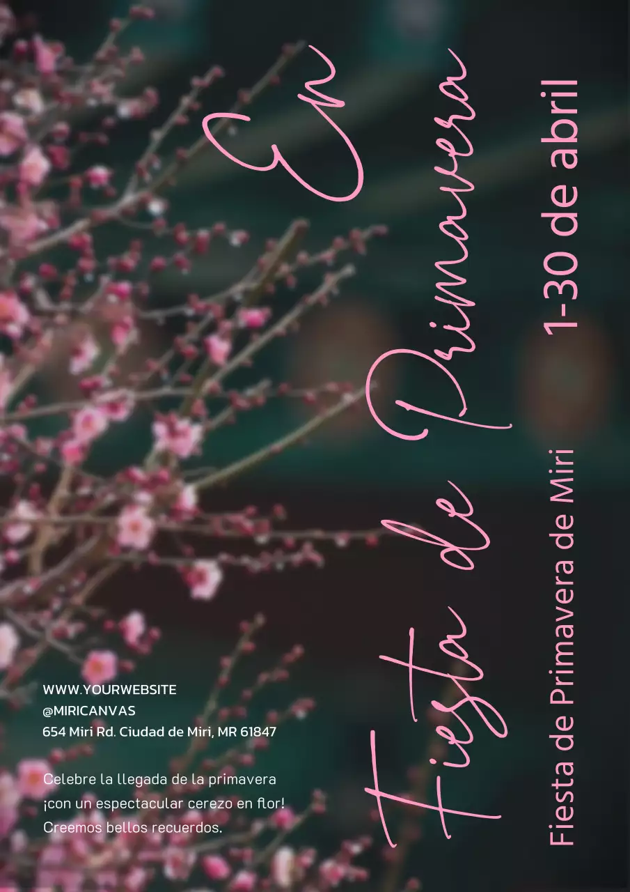 Guía sencilla de las fiestas primaverales en rosa y verde