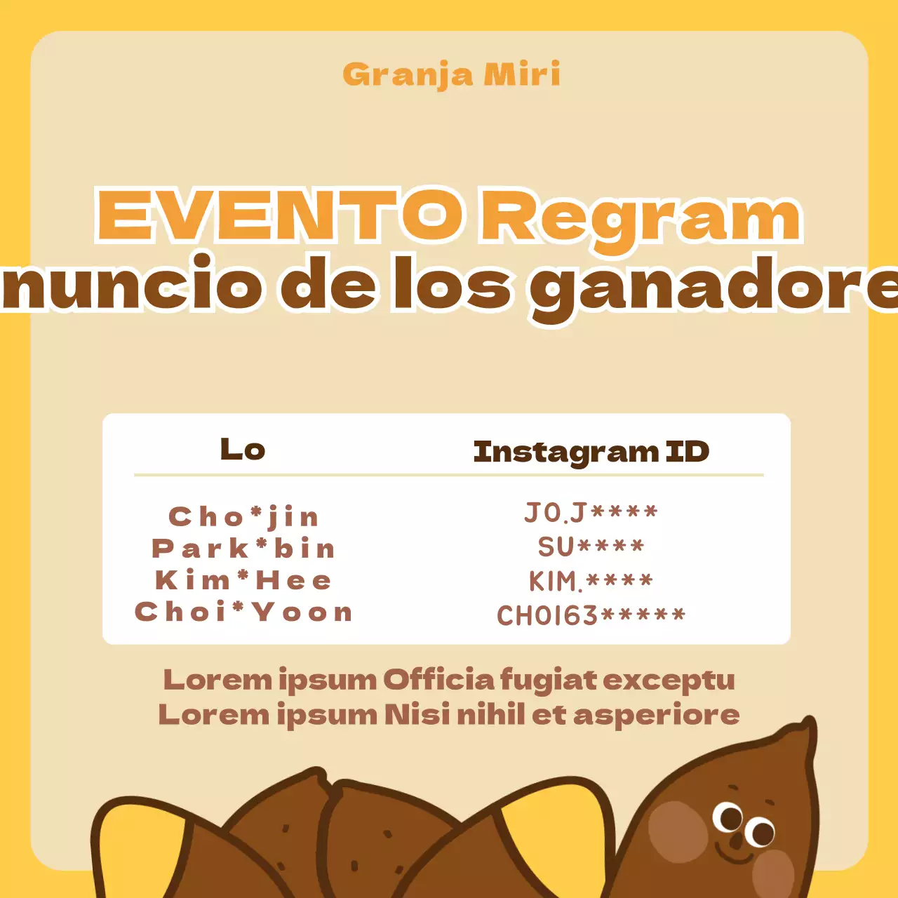 amarillo bonito boniato ilustración otoño regram evento Instagram redes sociales