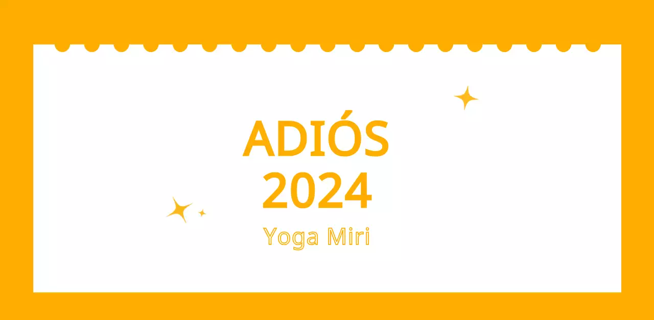 Calendarios naranjas para regalar cuando promocione su estudio de yoga