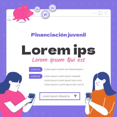Contenido de tertulias financieras en tono morado