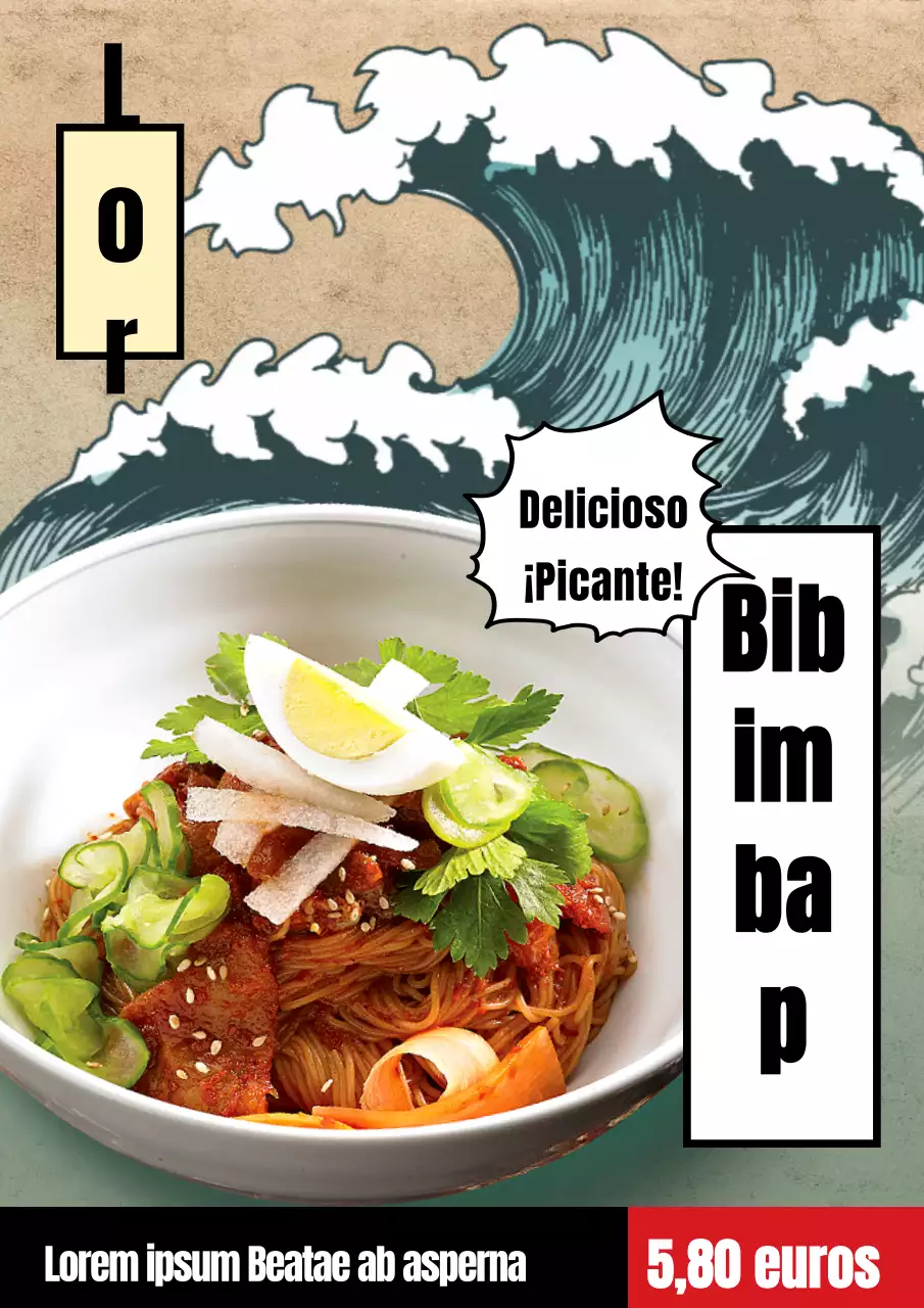 Menú de verano, olas