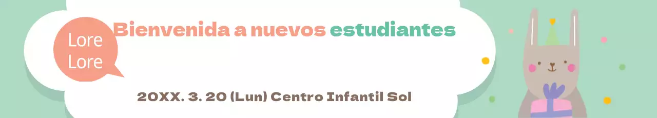 Bienvenida a los nuevos estudiantes