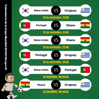 Calendario de partidos del Mundial con el concepto de campo de fútbol verde