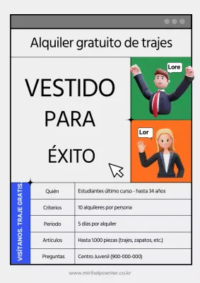 Alquila un traje en verdes, naranjas y azules neutros con un concepto informático