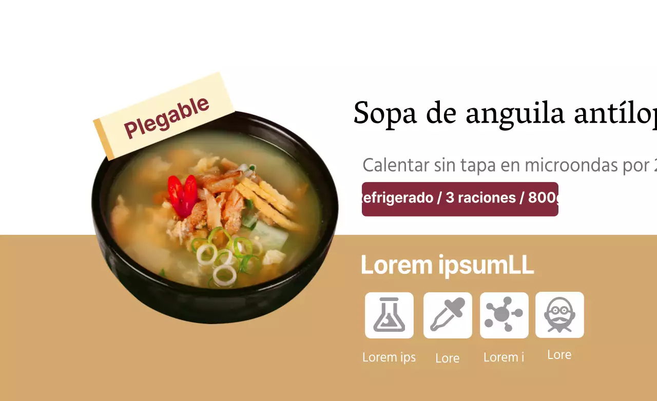 Sopa de anguila antílope