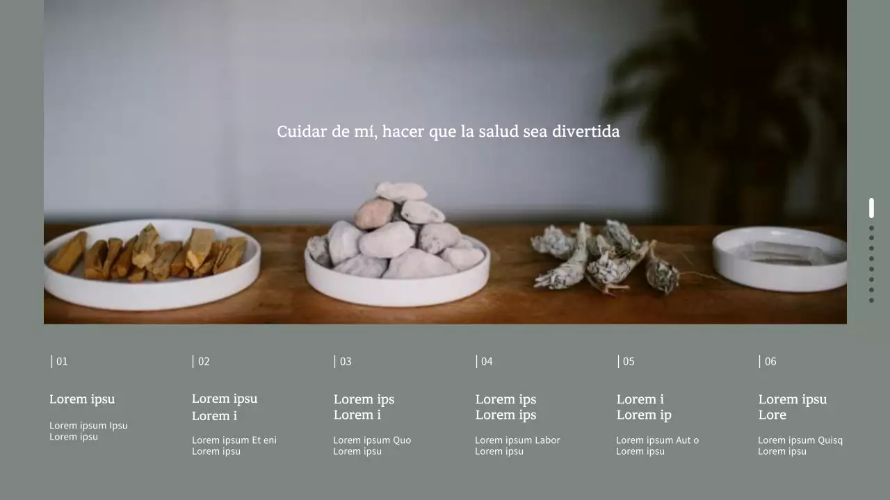 Imagen gris-verde resaltada Placer saludable Información sobre salud mental