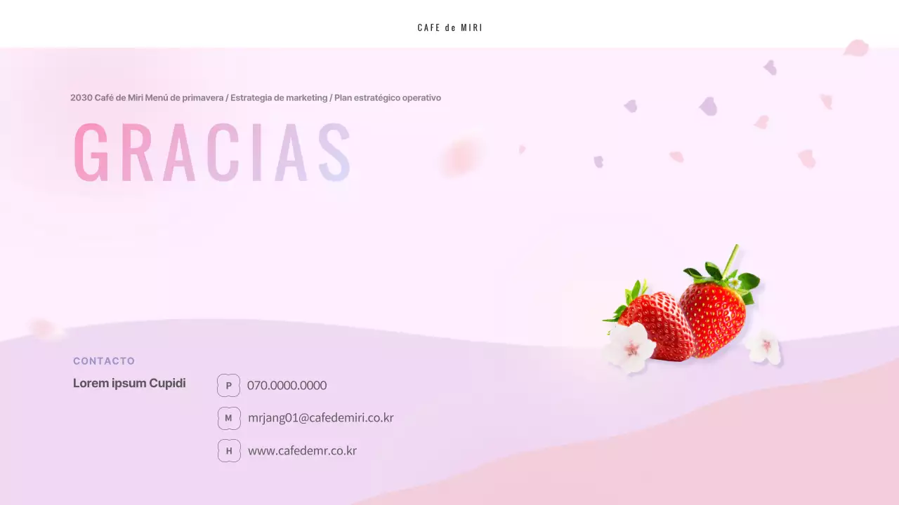 Presentación del merchandising de primavera de la cafetería en tonos pastel rosados