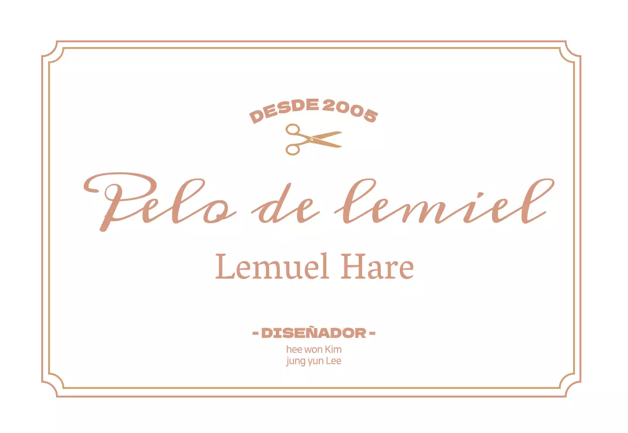 Letrero blanco de peluquería de lujo