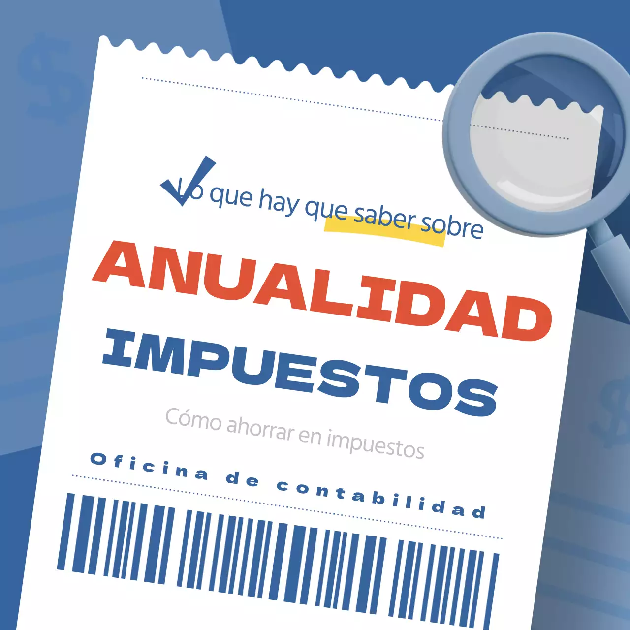 Concepto de recibo azul y rojo Recibo de pensión Consejos para ahorrar impuestos