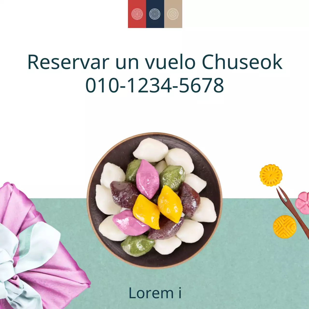 HyunAh Chusok_Bandera Cuadrada