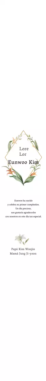 Blanco Vintage Ilustración Primer Cumpleaños