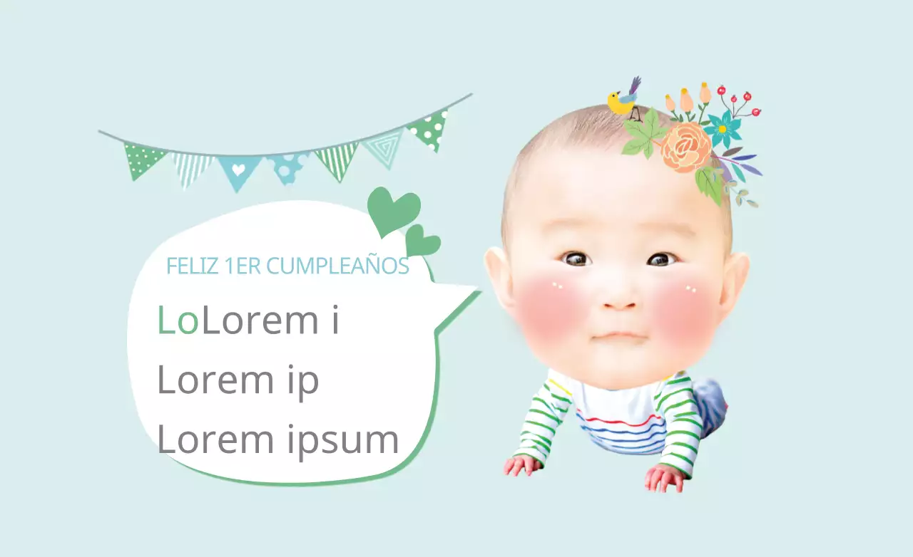 El primer cumpleaños de Ye Eun Yi