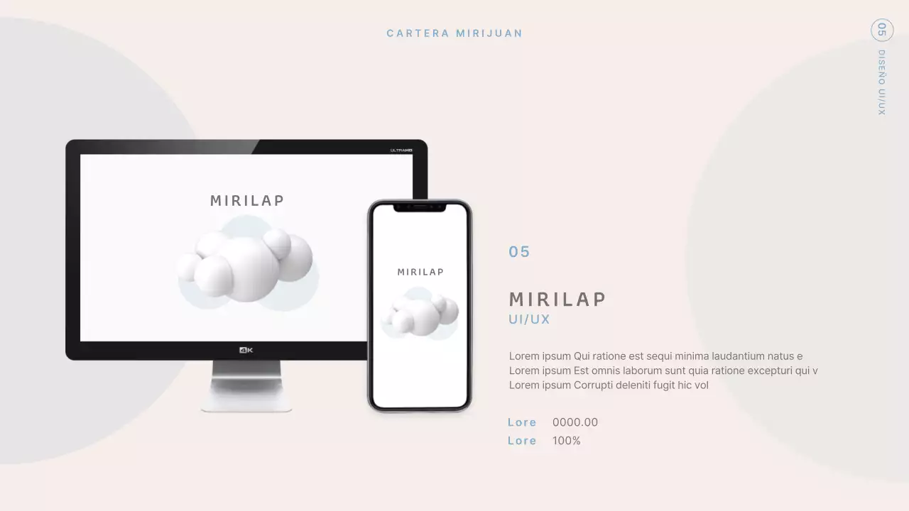 Cartera de diseño moderno en beige y azul claro