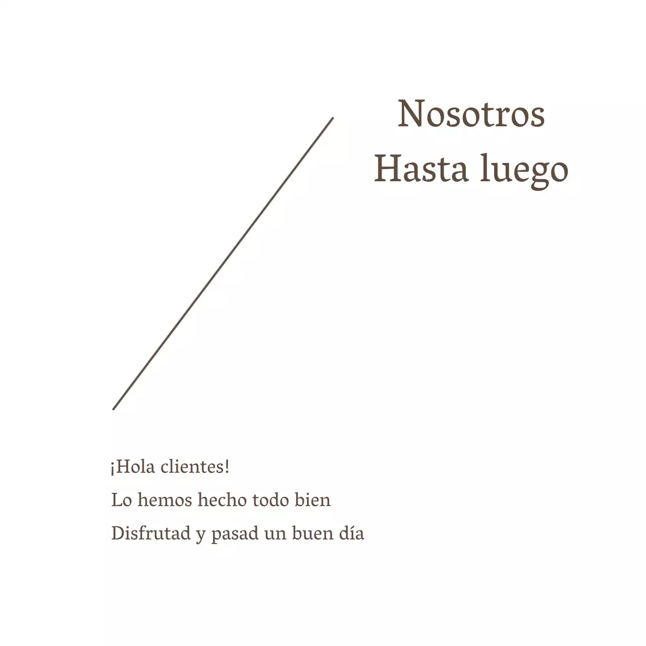 Promover un sencillo restaurante blanco