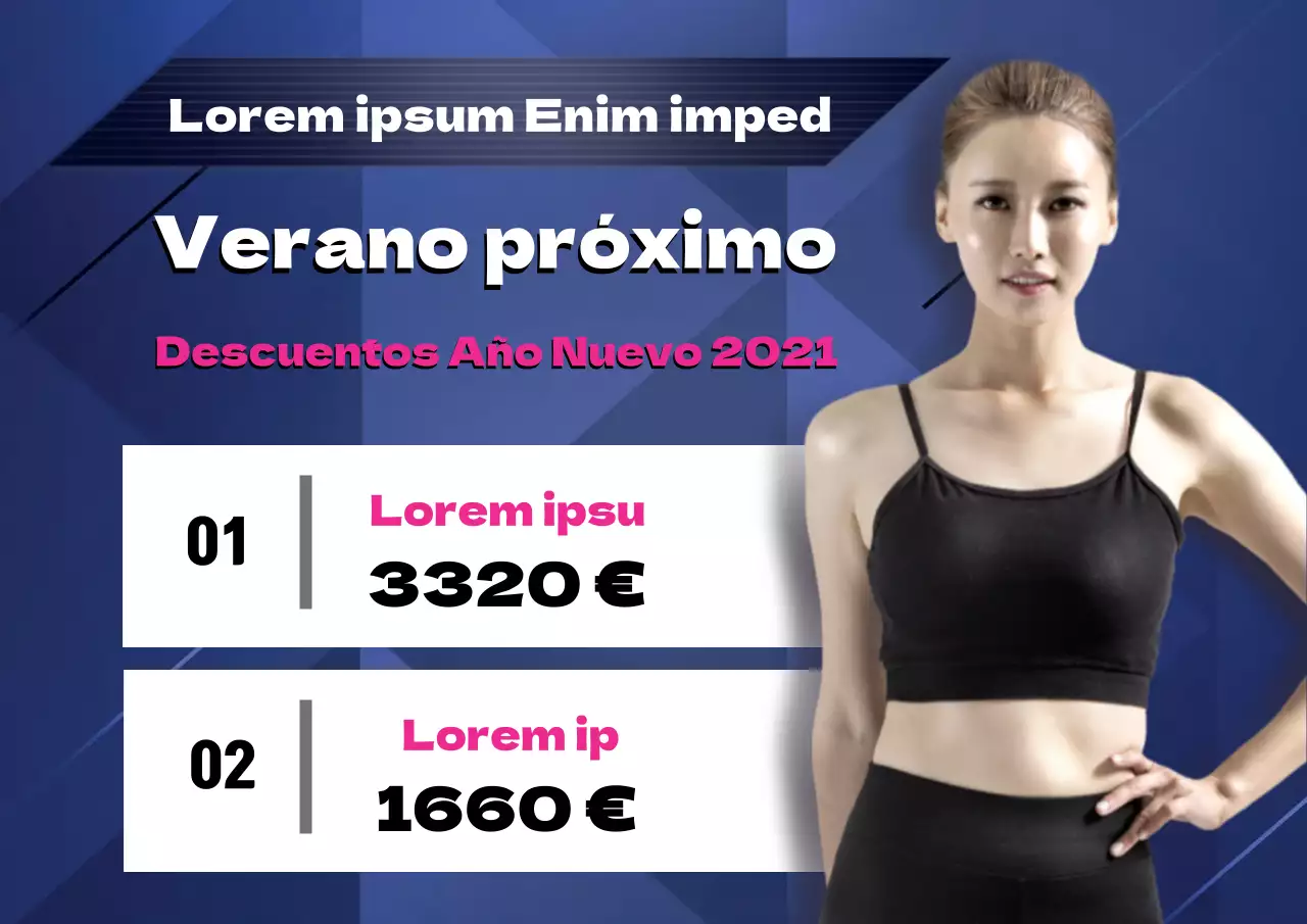 Resaltar las fotos azules para promover una buena forma física