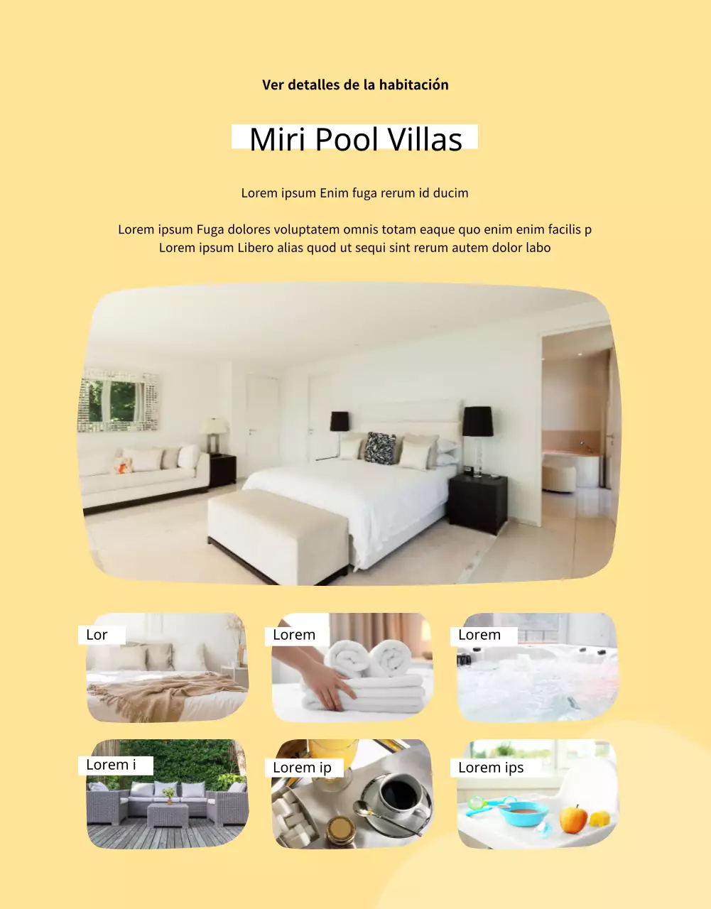 Presentación y reserva de bonitas pensiones infantiles en tonos pastel