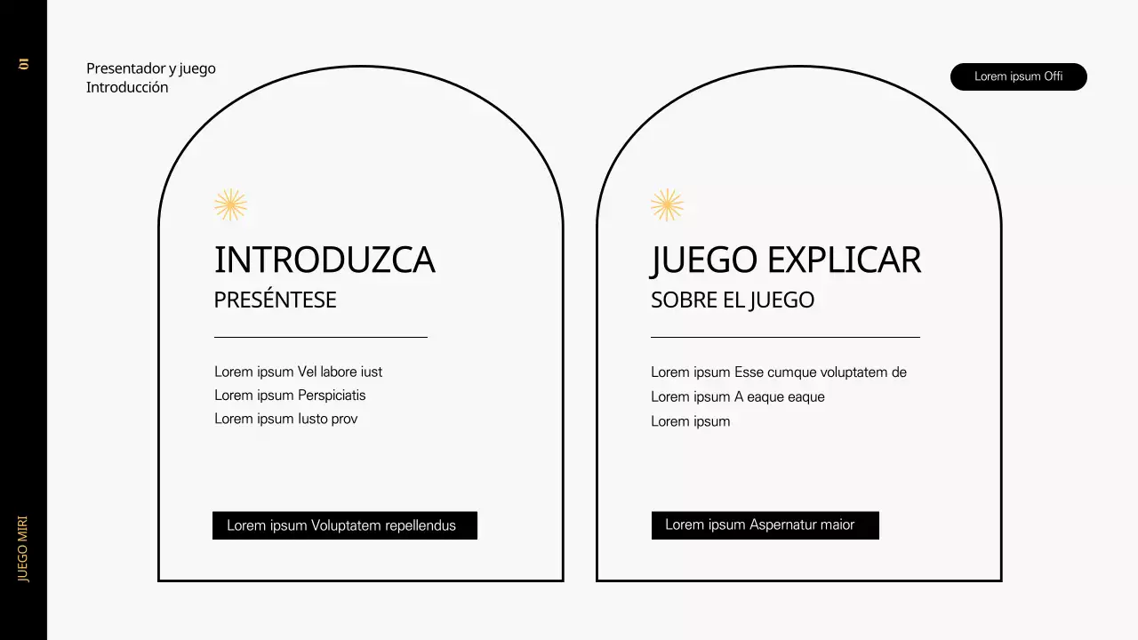 Presentación del juego