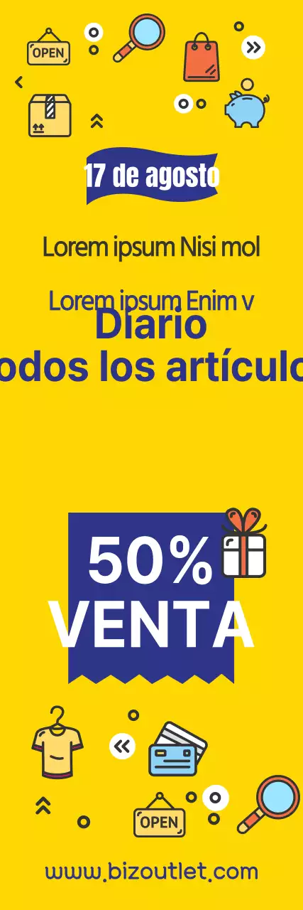 Rebajas en toda la tienda