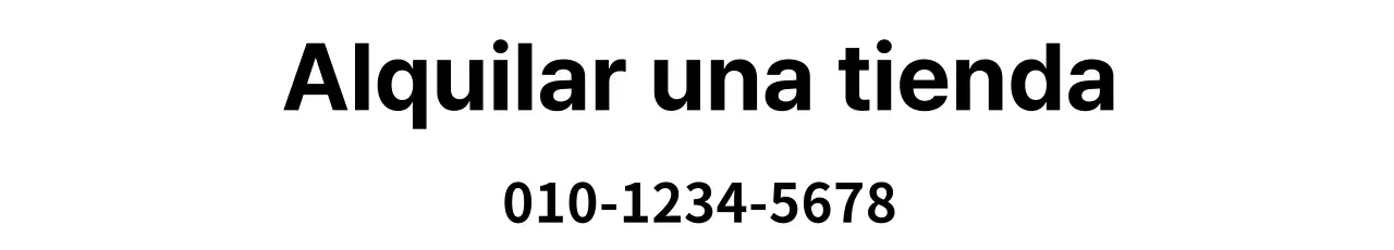 Alquiler de tiendas_Pancartas de calle