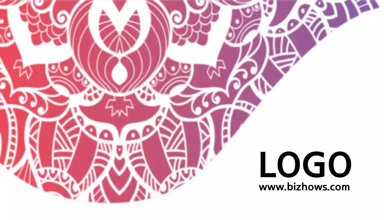 Tarjeta de visita Point con degradado azul